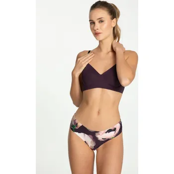 Dámské spodní prádlo Spodní díl bikin Velvet Bloom Tanga Brasil - Julimex S