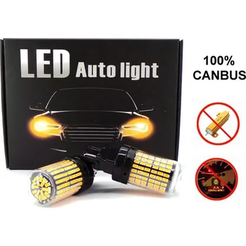 Autožárovka LED 2x 3156 12-24V canbus orange PREMIUM žárovky motoLEDy 540