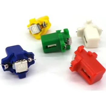 Autožárovka LED žárovka 0,25W B8,5 12V, Vyberte Bílá motoLEDy 130