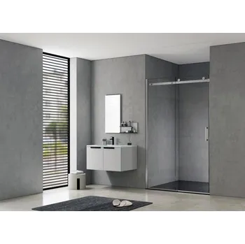 HOPA Sprchové dveře BELVER GRAFIT NEW Barva rámu - Grafit, Rozměr A - 130, Směr zavírání - Univerzální Levé / Pravé, Výplň - Čiré bezpečnostní sklo - 8 mm BCBELV13GCN