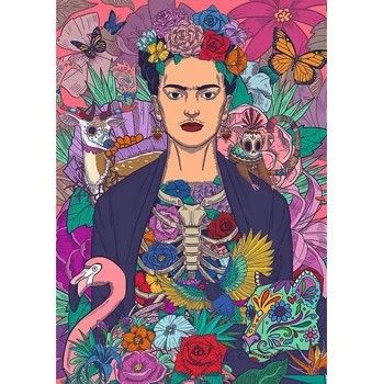 Puzzle Trefl puzzle Premium Plus Frida Kahlo – Rozkvetlá duše, 1000 dílků
