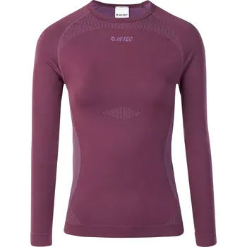 Dámské termoprádlo tričko Hi-Tec Lady Rair Top LS - Amaranth L/XL