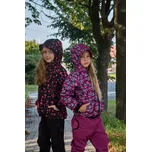 Dětská softshellová bunda s fleecem JOŽÁNEK růžový maskáč