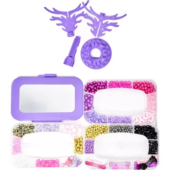 dětská sada na výrobu šperků Wiky kreativita Tvorba náramků set s krabičkou