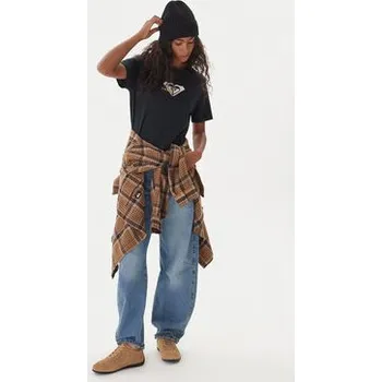 Dámské tričko Roxy T-Shirt Oceanregular ERJZT06078 Černá Regular Fit XS