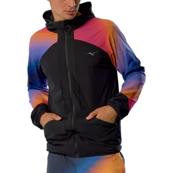 Pánské oblečení Bunda s kapucí Mizuno Active Alpha Hanabi j2gec503-97 Velikost XL