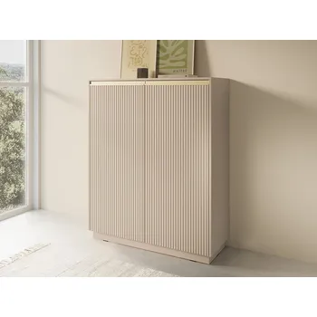 Komoda Vysoká komoda KW-104 Royal - béžová