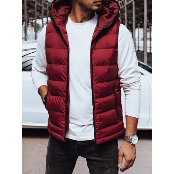 Pánská vesta Pánská vesta DSTREET ČERVENÁ M