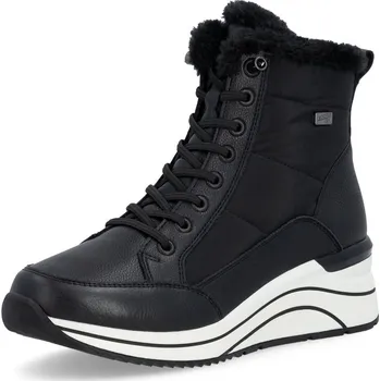 Dámská obuv DÁMSKÉ KOTNÍKOVÉ BOTY REMONTE D0T80-00 ČERNÁ Barva: Černá, Velikost: 42