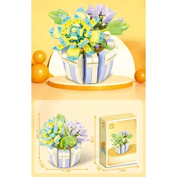 ostatní stavebnice Stavebnice květiny 306 dílků