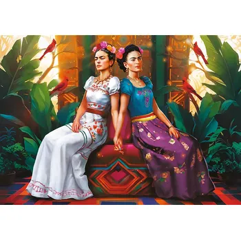 Puzzle Puzzle TREFL Premium Plus Frida Kahlo: Dvě já 1000 dílků