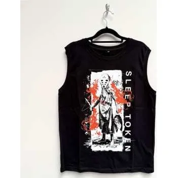 Zahraniční hudba Merch Sleep Token: Sleep Token Unisex Tank T-shirt: Euclid (black) (medium) M