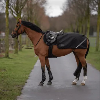 Deka pro koně BUSSE Deka bederní Rain FX BUSSE, 50 g, černá Délka zad: 155 cm