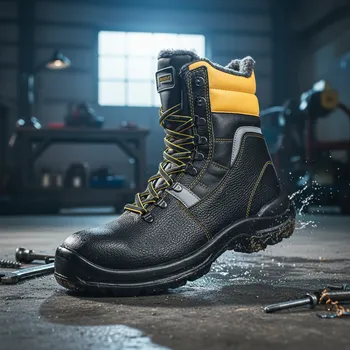 Pracovní obuv CERVA GROUP Obuv PANDA TIGROTTO WINTER S3 Velikost 36 (UK-3 1/2) černá/žlutá