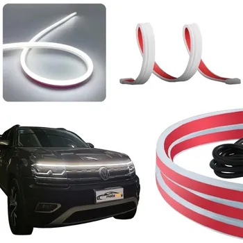 Denní svícení Flexibilní světla pro denní svícení pod kapotou 180 cm DRL LED 12V + WOW motoLEDy 1087