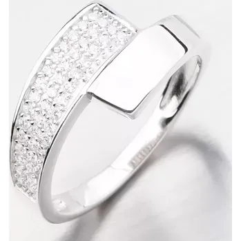 Prsten Dámský prsten stříbro 925 zirkon PKL-1064 velikost 56