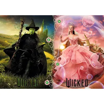 Puzzle TREFL Premium Plus Wicked Elphaba & Glinda 1000 dílků