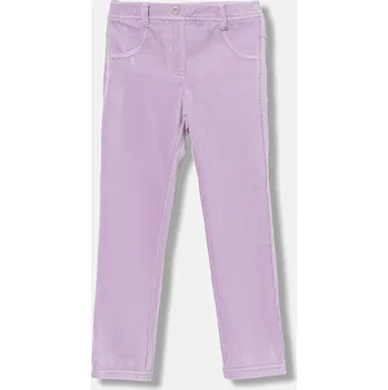 Dívčí oblečení Dětské legíny United Colors of Benetton 4DZBGE00L.P.reproposed fialová 04X, vel. 82