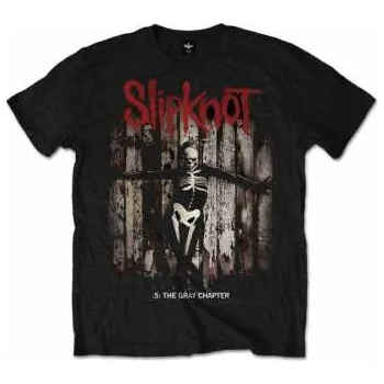 Pánské tričko Merch Slipknot: Tričko .5 The Gray Chapter Album S 2022