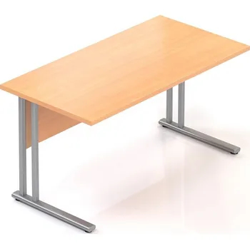 Psací stůl Kancelářský stůl Visio K 140x70 cm Barva: Buk + doprava ZDARMA