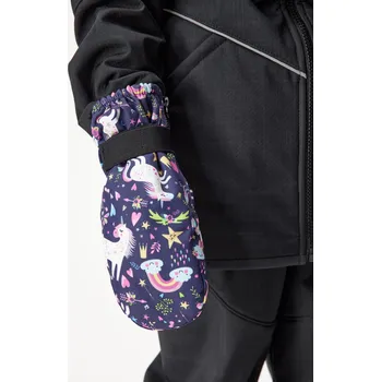 Rukavice Dětské zimní rukavice Polar, Jednorožci Velikost: M