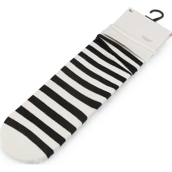 Dámské ponožky Dámské / dívčí bavlněné ponožky Varianta: 4 krémová světlá černá, Balení: 1 pár