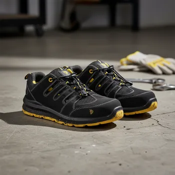 Pracovní obuv Procera Sandále FARO S1 Velikost 39 (UK-6) černá/žlutá