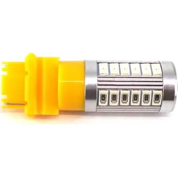 Autožárovka lED žárovka 3156 12V 17W CANBUS oranžová, směrovka USA motoLEDy 368