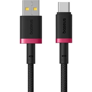 Datový kabel Baseus Dura USB/USB-C 1m 60W červeno černý