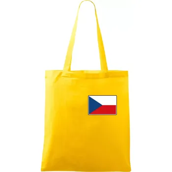 Česká republika - Vlajka malá - Taška bavlněná - 42 x 38 cm ( Žlutá )