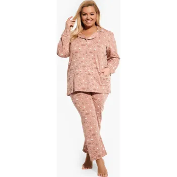 Dámské pyžamo DÁMSKÉ PYŽAMO DR 482/434 SMILE 4 BIG BEZ 4XL