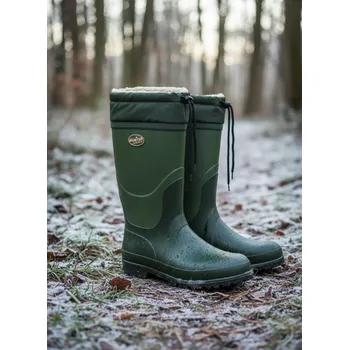 Pracovní obuv Holínky WINTER HUNTER Velikost 45 (UK-10) zelená