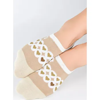 Pánské ponožky DÁMSKÁ OBUV ST071 ECRU 36-41