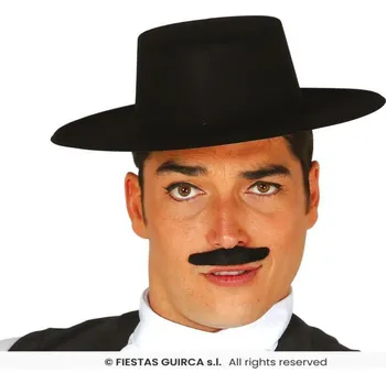 Klobouk Flamencový klobouk - černý new