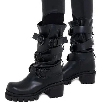 Dámské lodičky boty s klínem - Bleak Night - KILLSTAR - KSRA013527 - 41