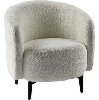 Křeslo, bílá/černá, PRESO