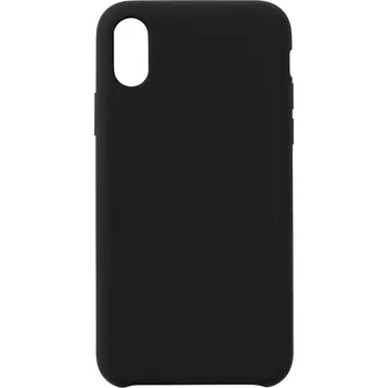 eSTUFF iPhone X/Xs MADRID Silicone Cover - Black ES671126-BULK 1532495 černá