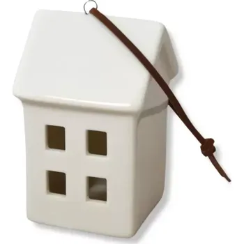 Velikonoční dekorace Dekorace - Domek bílý čtverec 5x5x8cm