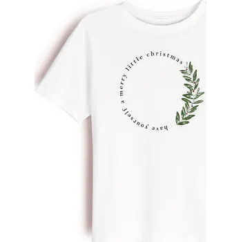 Dámské tričko GATE Bavlněné tričko s vánočním potiskem 40 624-1609/111