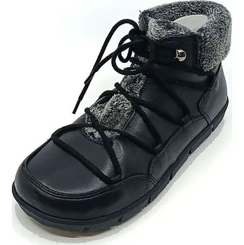 Dámská zimní obuv QUICK by WILD dámská kožená zimní obuv BAREFOOT Q-017-26035 černá 41