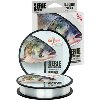 Carp Zoom Vlasec Extreme Busa Silver Carp Line - 250 m/0,35 mm/15,10 kg/transparent