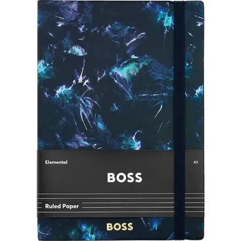 Zápisník Zápisník BOSS Tie-dye Flower A5 modrá barva HNH418NL 95X