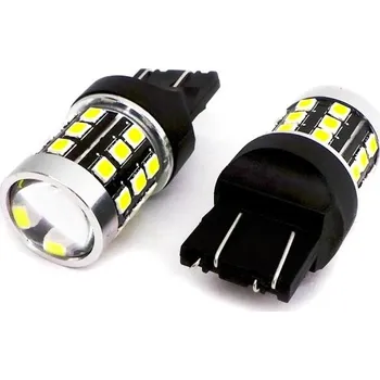 Autožárovka LED žárovka 7443 12-24V CANBUS 1400lm bílá s objektivem motoLEDy 640