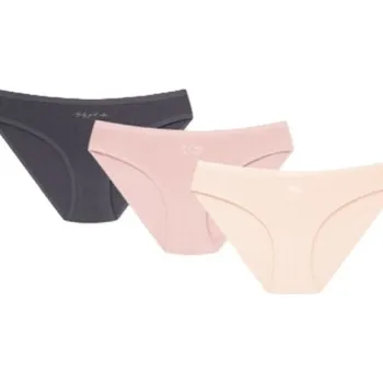 Kalhotky DÁMSKÉ KALHOTKY 3 PAK MI-MI 36508-K081 AW25 NÁMOŘNICKÁ MODŘ-RŮŽOVÁ-BÉŽOVÁ M