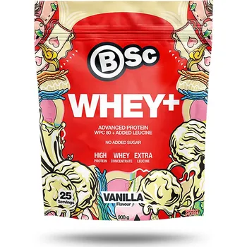 Protein BSC Whey+ 900 g Příchuť: vanilka