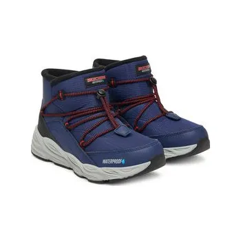 Dívčí sněhule Skechers Sněhule Turbo Tread 406385L NVBK Tmavomodrá 33_5