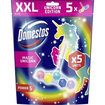 WC čistič Domestos Power 5 Unicorn WC blok (5×50 g)