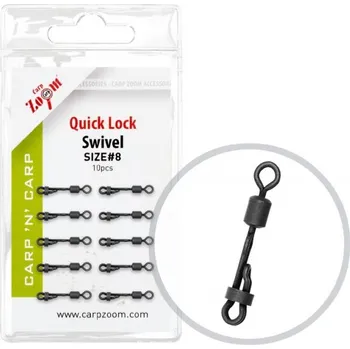 Carp Zoom Obratlík rychloupínací duplex - 10 ks/vel.4