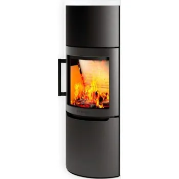 Krbová kamna Hwam Wiking Mala 6 šedá a bílý kámen