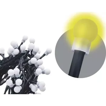 Vánoční světelný řetěz EMOS Řetěz vánoční 100LED XMAS CHERRY 5M IP20 WW /ZYK0205/